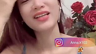 why does anna k102 show flat tits on instagram?