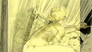 I love these vintage erotic drawings