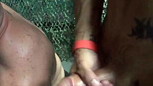 Military Hunk Banging