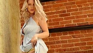 i show off my blonde beauty and perfect young body