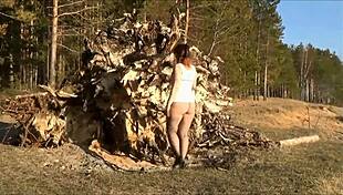 No skirt, no panties, just pure masturbation ecstasy