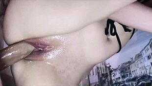 the russian chick is groaning so loud