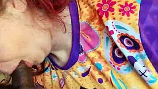 emo girl takes monster cock in sloppy deepthroat and cum in mouth.