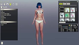 Creating a new character in 3D porn game to fuck