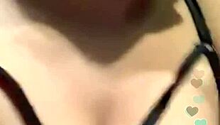 Russian slut exposes big tits on Periscope