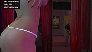 i messed up stripping in the gta v franklin club pov