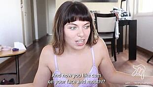 Vlog i started liking cum on my face and mouth my 1st facial