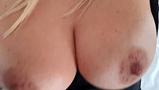 emotional pleasure from double penetration with big natural tits