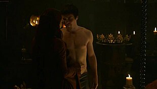 carice van houten in melisandre sex scene from game of thrones 2013
