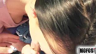 mofos com belle claire stranded teen 18+ gets hardcore cumshot on natural tits