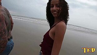 we arrived in mongaguá-sp and the young ebony teen fucked the crew on the beach with manoella fernandes jhonny gab joao o safado