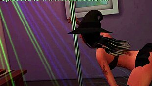 Jozie dark halloween tease - sims 4 porn video