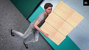 my cute roommate gets naked in gameplay.