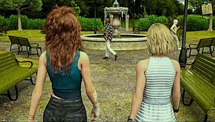 Nursing back to pleasure 37 out for a walk with two hot teen 18+s