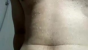 Top with huge cock dominating in gay action