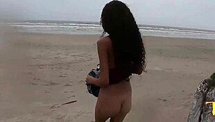 we arrived in mongaguá-sp and the young ebony teen fucked the crew on the beach with manoella fernandes jhonny gab joao o safado