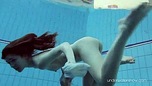 Roxalana Cheh Sexy Redhead Underwater.