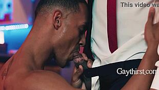 Repressed straight men go gay on late night flight