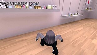 バレないように裸コートで露出するセレカさん