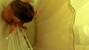 Blonde pornstar brett rossi pleasures herself in shower, moaning with ecstasy