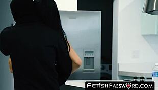 Young beauty Hailey Little gets dominated in doggystyle and riding, bound and bent over before a facial.