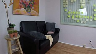 Nataly Dewalt undergoes intense casting interview, showcasing mature MILF body and skills.