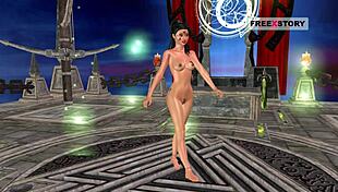 An Animated 3d Cartoon Porn Video Of A Cute Indian Girl Giving Sexy Poses And Masturbating Using Banana