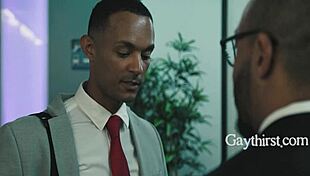 Repressed straight men go gay on late night flight