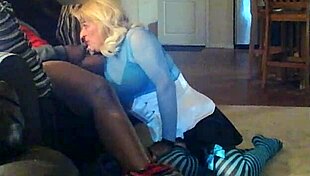 Tiffany Sucks 55 BBC in Crossdressing POV Scene