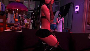 Jozie dark halloween tease - sims 4 porn video