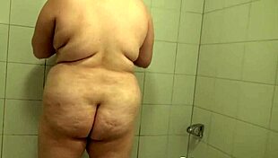 Fat girlfriend, look at her teasing those big tits and pussy!