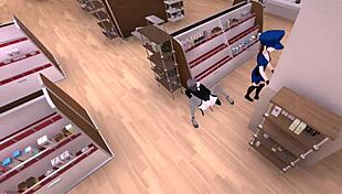 バレないように裸コートで露出するセレカさん