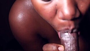 young african teen bounces on ex-boyfriend's monster cock at home