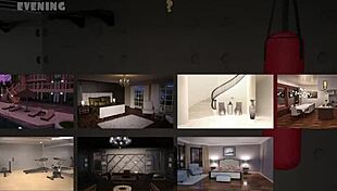 my cute roommate gets naked in gameplay.