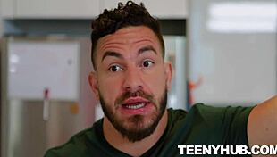 Petite Annabel Redd rides cowgirl in wild group bang with cumshots.