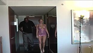 Blonde Kagney Squirts On Big Cock.