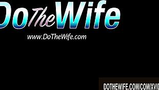 Old housewife Stacy's wild cuckold adventure with a redhead
