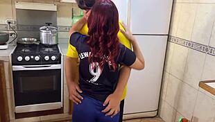 i watch my friend pay a bet with his beautiful girlfriend, who gets cheated on with a monster cock while blindfolded.