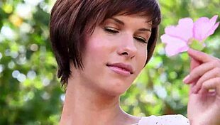 charming suzanna a undresses outdoors in metart scene