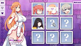 Asuna Orgasms Three Times Cuckolding Boyfriend On Couch