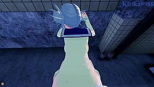 I-I can't believe Himiko Toga and Ochako Uraraka are having such intense lesbian sex in this hentai!