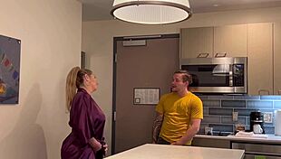 Stepmom danni jones, why come home when i can kiss your big natural tits and gag on your ass?