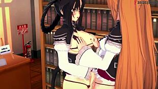 Kuroka in HS DXD NTR madness full version