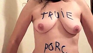 French Slave Feels Deep Humiliation In Autoseance With Uro And Bdsm Emotions.