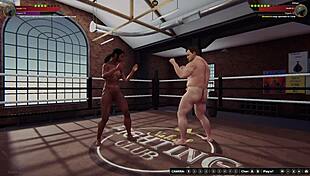 Ethan Vs Dela In Naked Fighter 3D Wrestling Bout