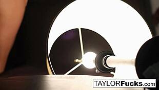 Taylor Vixen Teases with Solo Play in Hotel Room