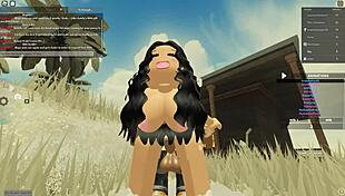 Latina Riding Monster Cock Deep