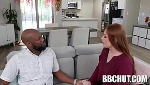 Petite teen rides ex's massive black cock in POV