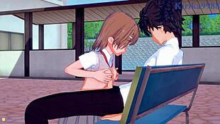 mikoto misaka kuroko shirai kazari uiharu toma kamijo intense sex in a certain scientific railgun hentai