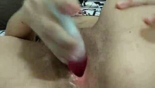 Brazilian teen 18+ performs solo fetish close-up with natural tits